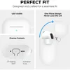 AirPods 5 Silikon Schutzhülle mit Karabiner, Soft Touch Produktbild-Vorschau 2