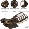 Leder Geldbörse Herren RFID Portemonnaie Echtleder Produktbild-Vorschau 6