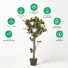 HOMESCAPES Umělá rostlina růžový růžový strom 90 cm vysoký Náhled obrázku produktu 5