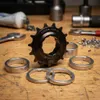 Single Speed Zahnkranz 17 Zähne mit Spacer Produktbild-Vorschau 3