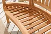 Massive Gartenbank EMPIRE TEAK 120cm natur Teakholz Produktbild-Vorschau 9