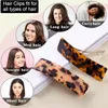 2 Stück Französische Haarspange Damen Automatische Produktbild-Vorschau 5