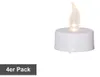 Star Trading 4x LED Teelicht weiß 6/18h Timer 3,8x4cm Produktbild-Vorschau 2