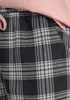 H.I.S. Pyjama 2 -teilig dunkelrosa/schwarz-grau-kariert Produktbild-Vorschau 6