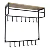 LOFT42 Petri Garderobe – 15 Haken – Metall – Schwarz – Produktbild-Vorschau 1