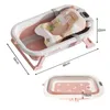 Baby Badewanne Faltbare mit Thermometer und Badekissen Anti Produktbild-Vorschau 7