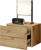Nachtkommode >Cabo< in Artisan Eiche - 42x28x30cm (BxHxT) Produktbild-Vorschau 2