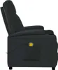 Side view of a black massage chair. Náhľad obrázku produktu
