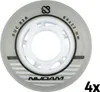 Nijdam skaterollen Inline 85A 64 x 22 mm Polyurethanweiß 4 Produktbild-Vorschau 1