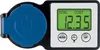 A close-up studio shot of an energy meter with a blue protective cover. Anteprima dell’immagine prodotto