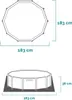 INTEX 28209NP - Metal Frame Pool mit Überdachung (183x38cm) Produktbild-Vorschau 7