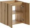Badezimmerschrank Für Waschbecken 50 Cm Eiche  2 Türen, Produktbild-Vorschau 3