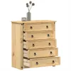 vidaXL Commode Corona 80x40x89 cm pin massif Voir les images du produit 1