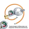 BRADAS Regulátor tlaku plynu 50mbar, 1,5kg/h s manometrem, Náhled obrázku produktu 8