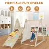 Children playing on a multi-functional indoor playground set. Podgląd zdjęcia produktu