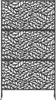 vidaXL Sichtschutz Schwarz 100 x 50 x 180 cm Stahl Produktbild-Vorschau 4