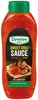 Verpackungsbild Develey Sweet Chili Sauce pikant süß in einer Kopfstandflasche 875ml Produktbild-Vorschau
