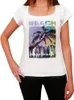 Damen Grafik T-Shirt Annäherung an die Strandpalme – Produktbild-Vorschau 1