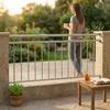 Mucola Balkongeländer SilberFranzösischer Balkon Produktbild-Vorschau 4