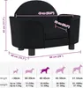 vidaXL Hundebett Schwarz 66x40x45 cm Samt Produktbild-Vorschau 7