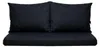 Gartenkissen Set blau – 140x60 + 2x70x50 cm – Für Produktbild-Vorschau 4