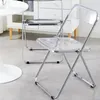 Acryl-Klappstuhl 2er Set,ohne Armlehnen,Transparent Produktbild-Vorschau 5