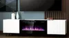 Meuble TV PAFOS EF avec cheminée électrique 180x42x49 cm Voir les images du produit 6
