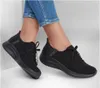 Skechers scarpe da donna slip-on Sporty suola in gomma nero Anteprima dell’immagine prodotto 89