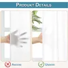 1 cortina para puerta, color blanco, opaca, estilo francés, Vista previa de la imagen del producto 6