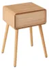 CALICOSY - Chevet 1 tiroir avec façades lamellées H52 cm - Voir les images du produit 9