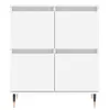 vidaXL Sideboard Weiß 60x35x70 cm Holzwerkstoff Produktbild-Vorschau 5