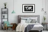 MuchoWow® MuchoWow® Gerahmtes Poster Weltkarte - Wandtafel Produktbild-Vorschau 7