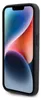 A black phone case with a phone inside is shown against a white background. Podgląd zdjęcia produktu