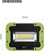 COB LED nabíjecí pracovní reflektor P4533, 1000 lm, 4400 mAh Náhled obrázku produktu