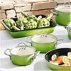 RIESS Topfset, Emaille, smaragd, 5-teilig (1 Set) Produktbild-Vorschau 9