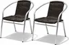 2 Stück Stabiler Aluminium / Polyrattan Bistrostuhl Produktbild-Vorschau 2