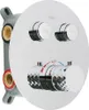 A chrome shower valve with a gray mounting bracket. Anteprima dell’immagine prodotto
