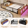 MODFU metalen kinderbed 140x200 met kleine schuifdeuren, Productafbeelding-voorbeeld 4