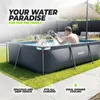 Piscina rettangolare VirtuFit 300 x 210 x 66 cm, antracite, Anteprima dell’immagine prodotto 5