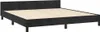 vidaXL Bettgestell ohne Matratze Schwarz 160x200 cm Samt Produktbild-Vorschau 3