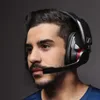 A man wearing gaming headphones. Produktbild-Vorschau