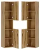 Badezimmer Hochschrank mit 30 cm Breite in Eiche mit Produktbild-Vorschau 5