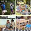 Pikniková deka 200x200cm Voděodolná a zateplená cestovní Náhled obrázku produktu 6