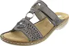 Rieker Damen Clog Pantolette Applikation zarte Details Produktbild-Vorschau 38