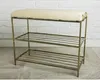 Dabstal Schuhregal Esy 60cm mit Hocker gold Produktbild-Vorschau 4