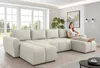 AX LIVING Canapé d'angle grand Ferrande 317 cm - Canapé Voir les images du produit 1