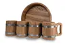 Lot de 4 chopes à bière en bois de chêne 500 ml avec Voir les images du produit 2