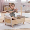 Postýlka pro panenky howa ze dřeva "minikvětin" s mobilem Náhled obrázku produktu 3