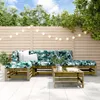 vidaXL 6 tlg. Garten Lounge Set mit Kissen Imprägniertes Produktbild-Vorschau 2