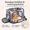Verco Pawbloom Hundetragetasche Katzentragetasche faltbar Produktbild-Vorschau 3